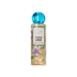 Clear 4 oz spray bottle of KISS Colors & Care Toasted Lumière scented hair mist with blue round cap and floral coconut design.
