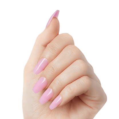 KISS Gel Fantasy Jelly Color Press On Glue Nails - Jelly Case