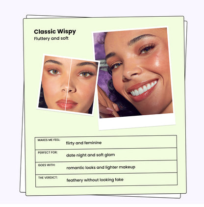 imPRESS Falsies Pre-Glued Strip Lashes Kit - Classic Wispy