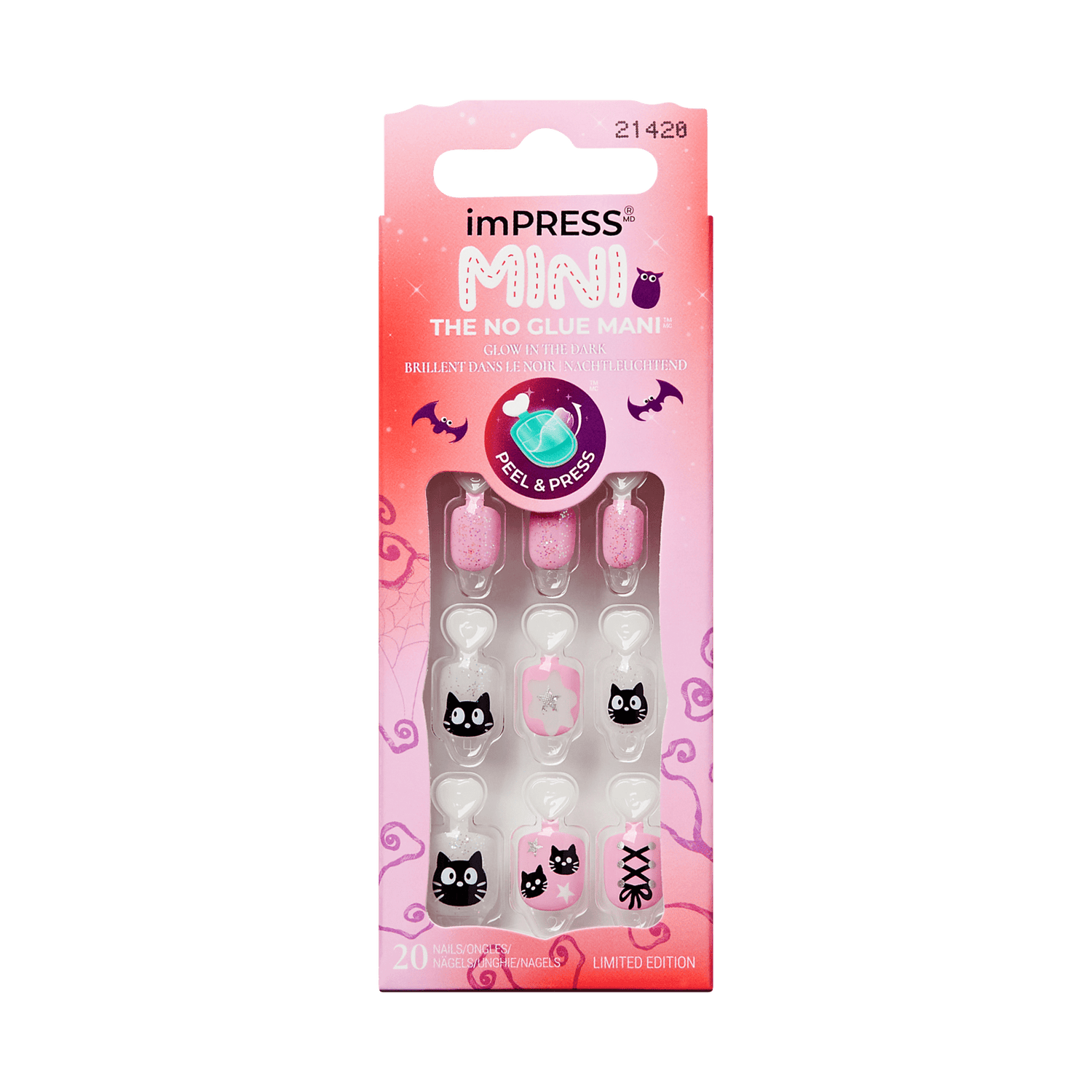imPRESS Halloween Kids Press On Nails - Boo-Ya