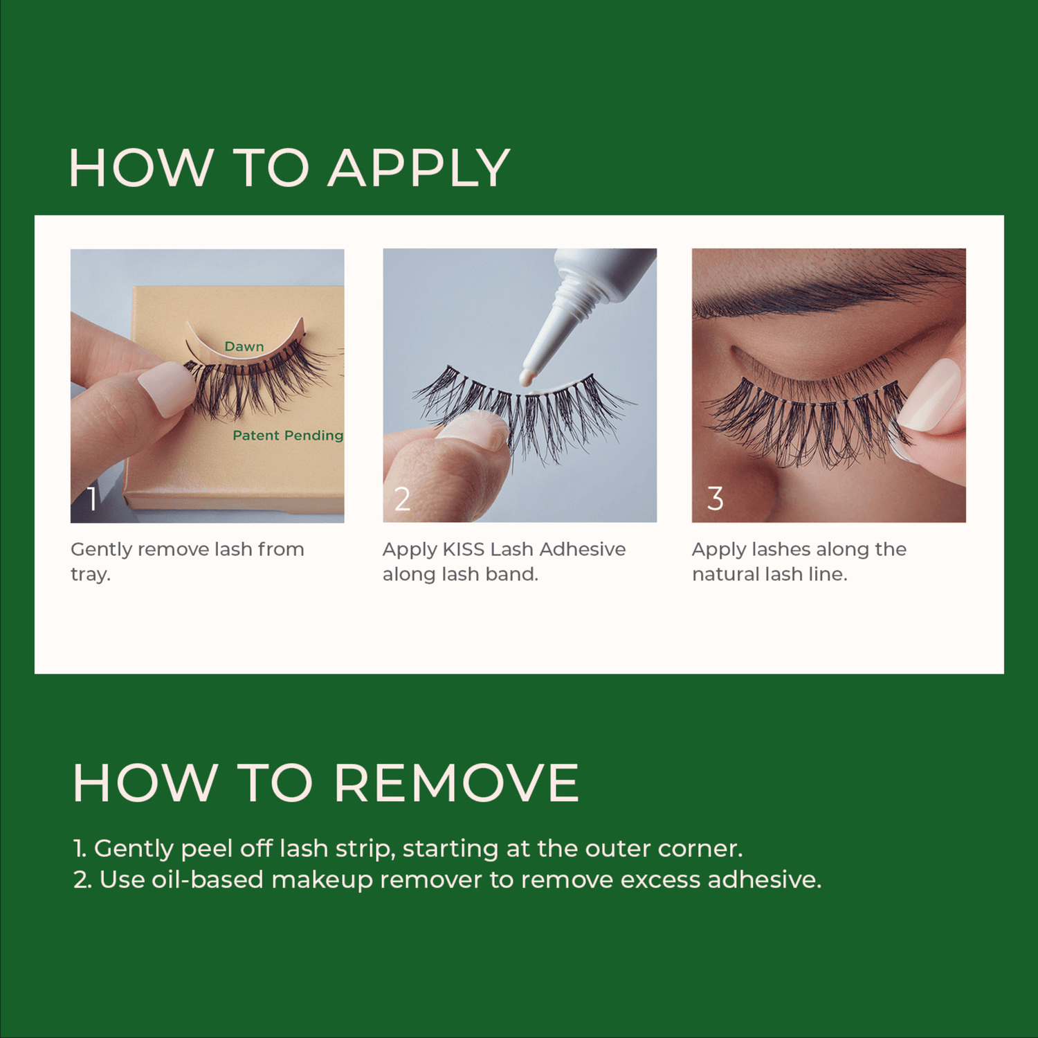 KISS Sister Nature Strip Lash Adhesive - Clear