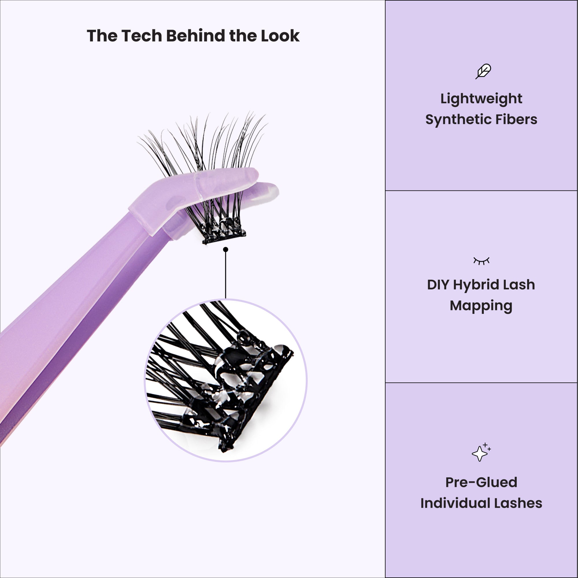imPRESS Falsies Pre-Glued Individual Lashes Kit