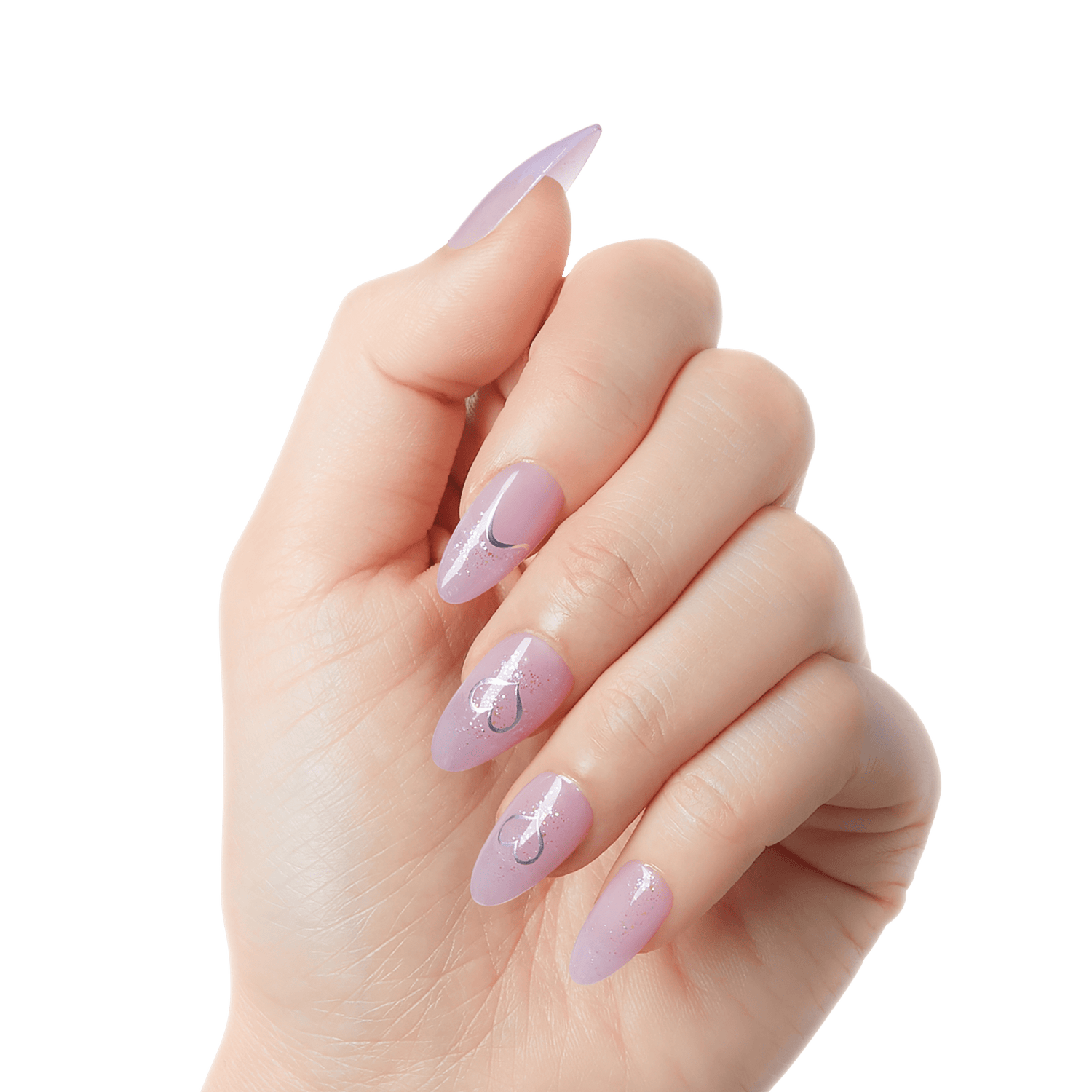 KISS Gel Fantasy Jelly Press On Glue Nails - One Day Jelly
