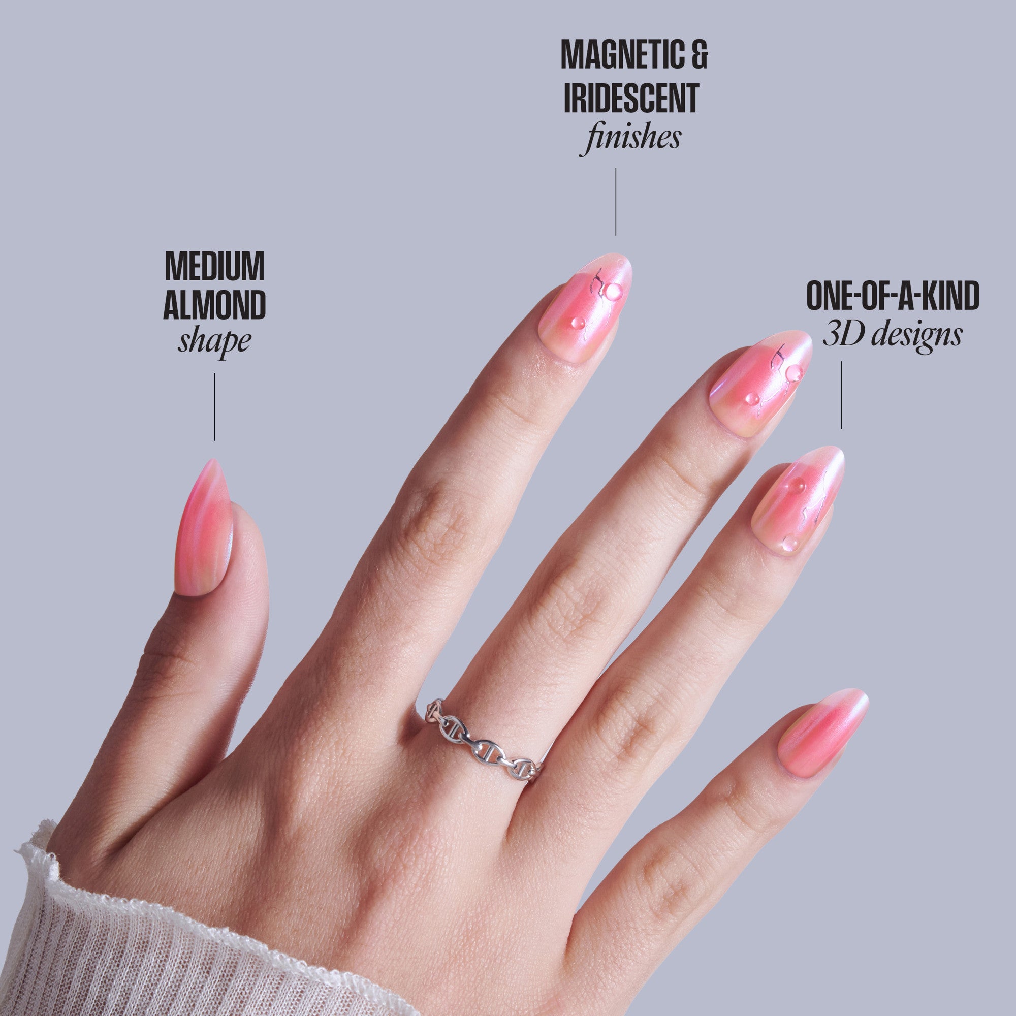 KISS NAIL DRIP Press On Glue Nails - Eternal Drift