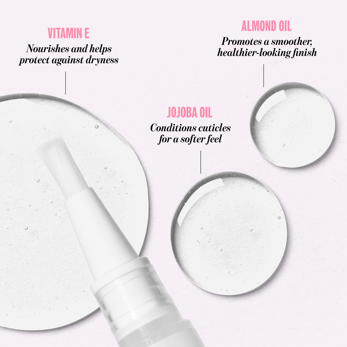 Kiss Manicovery Nail &amp; Cuticle Repair | Nail Adhesive, Press-On Glue, Serum Twist Pen, Vitamin E &amp; Jojoba Oil Infused, 0.04 fl. oz.