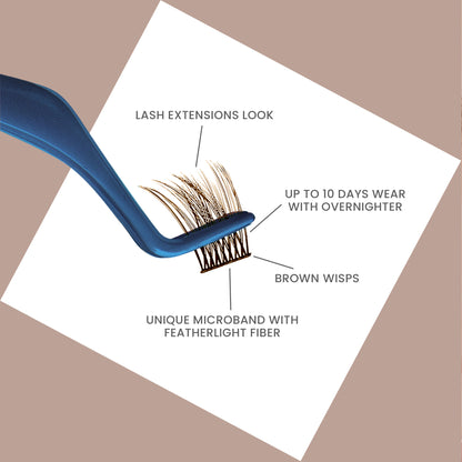 FALSCARA Brown Wisps Multipack - Teddy Bear