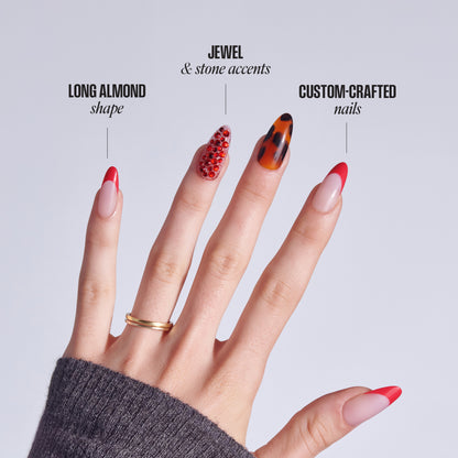 KISS LUXE Press On Glue Nails - Tidal Quest