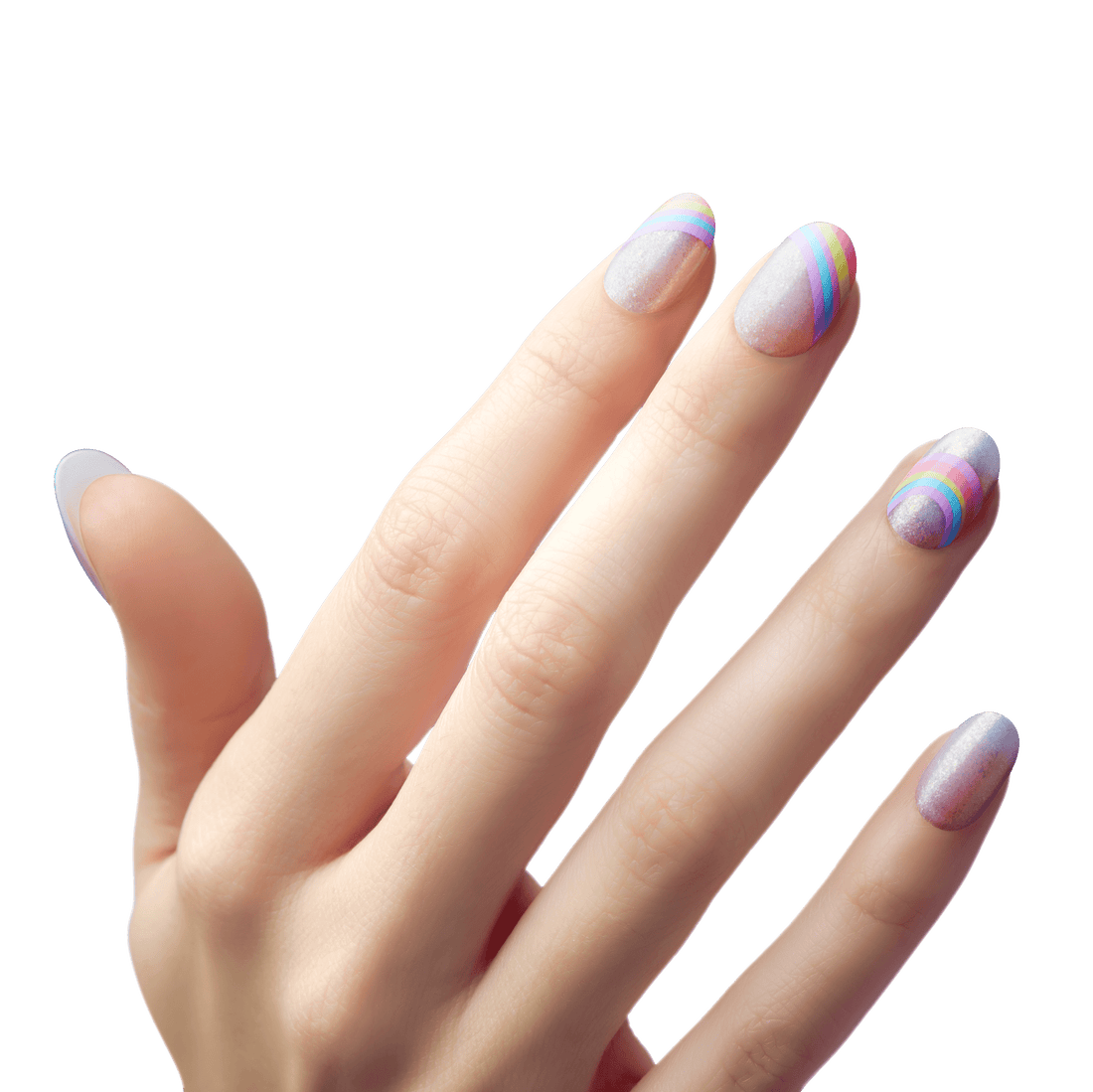 KISS Voguish Fantasy Press On Glue Nails - Dignity