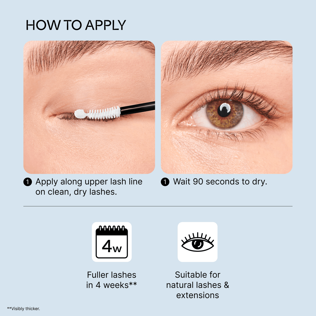 Kiss Lash Thickening Serum | Biotin, Peptide, Panthenol