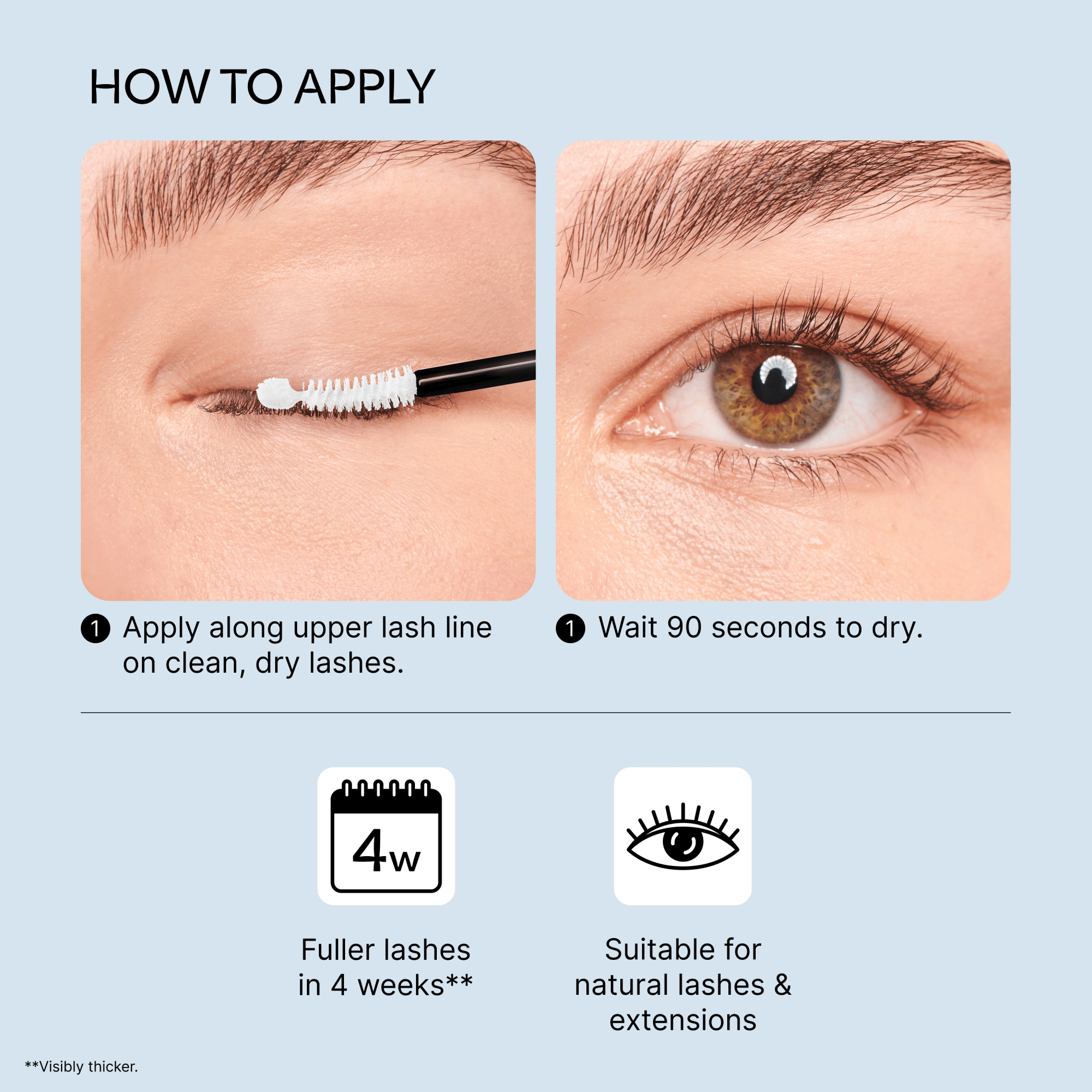 Kiss Lash Thickening Serum | Biotin, Peptide, Panthenol
