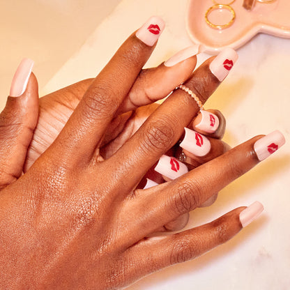 KISS LOVE Design Press On Glue Nails - Season of Love