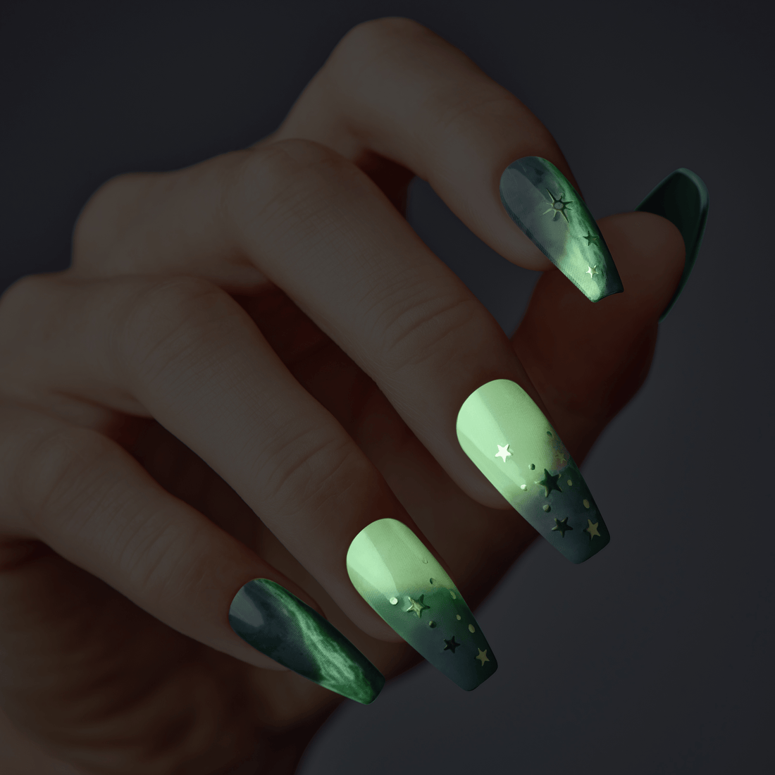 KISS Voguish Fantasy Halloween Press On Glue Nails - Evil Ways