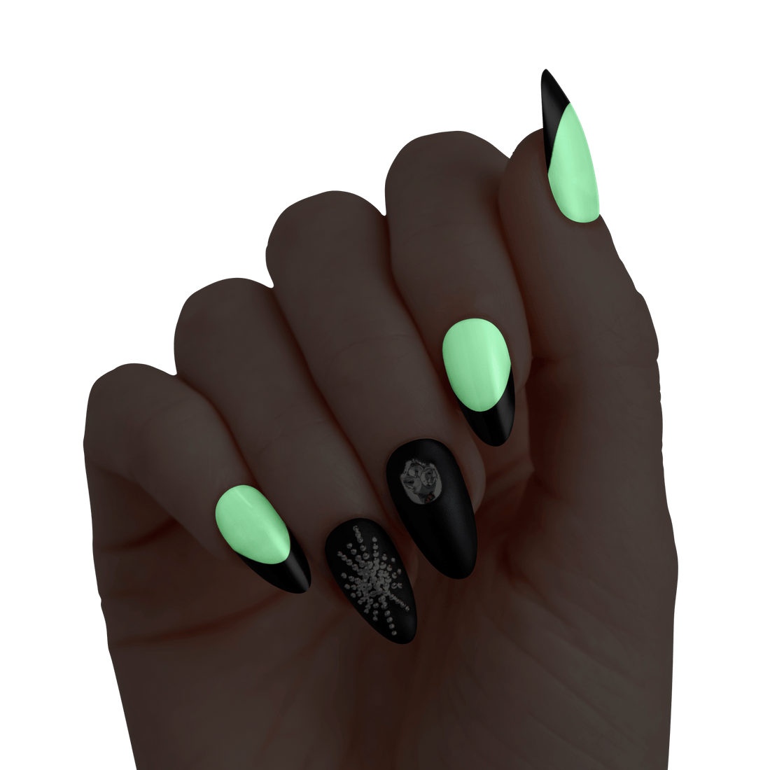 KISS Voguish Fantasy Halloween Press On Glue Nails - Wild Kids