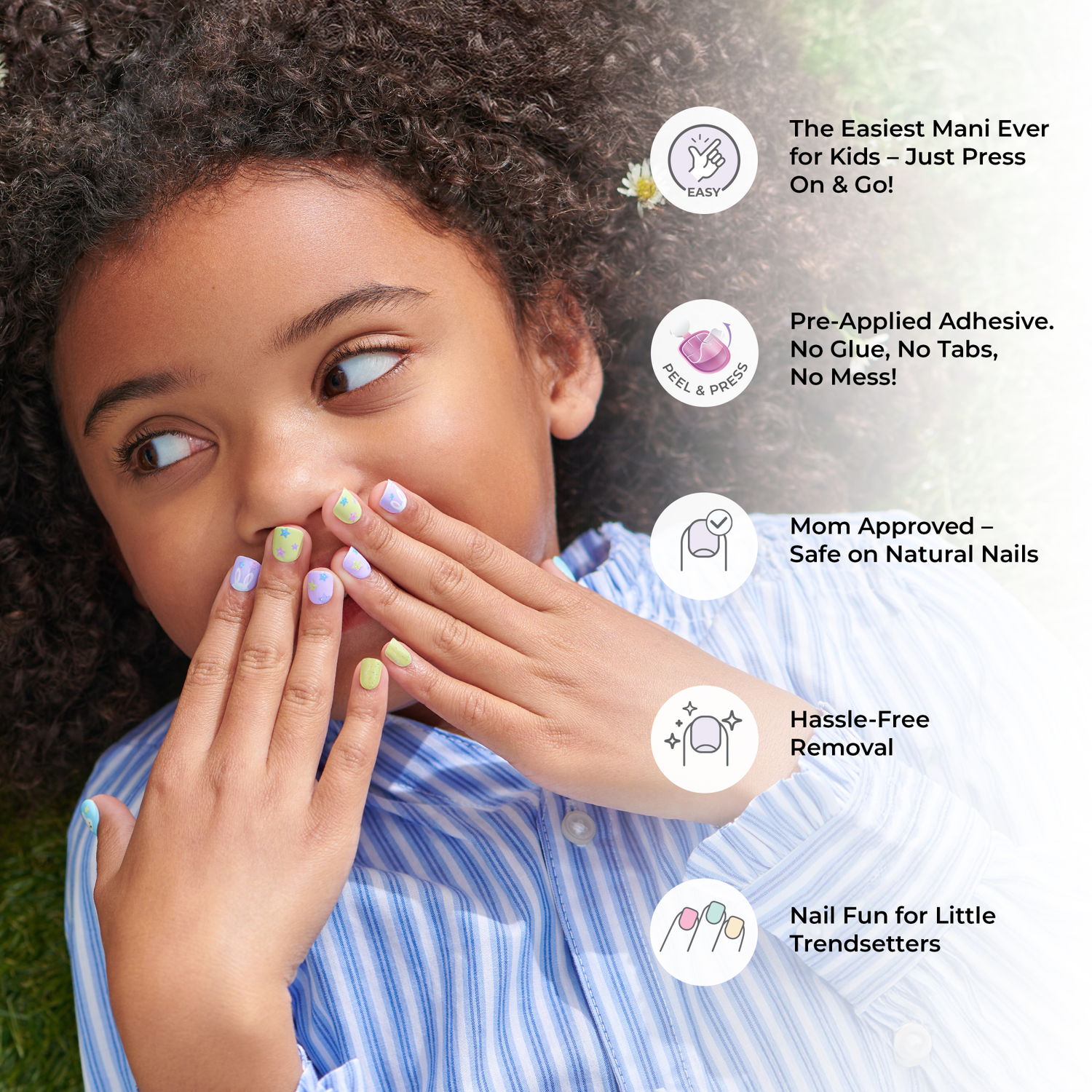 Impress Kids Press On Nails - Fluffy Tails