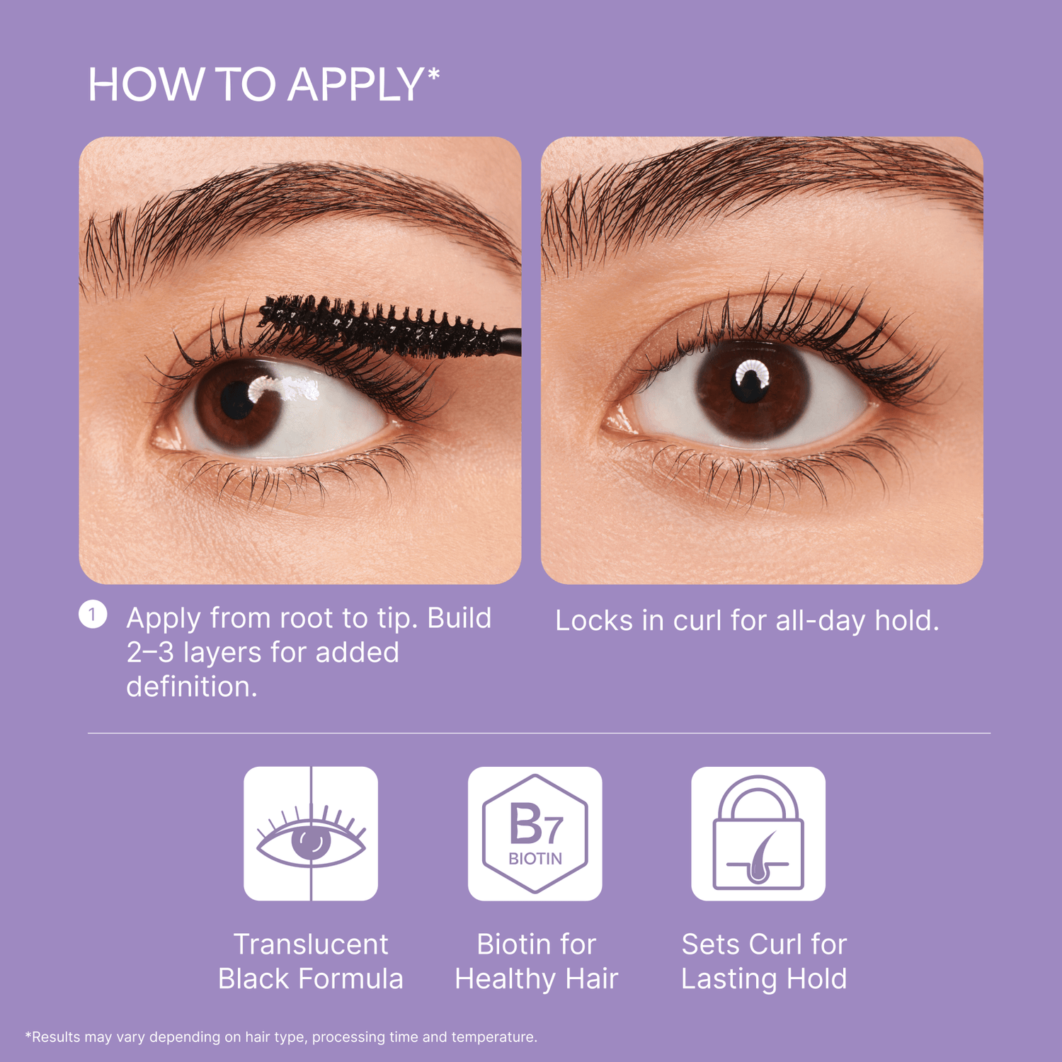 Kiss Curl Fixing Serum - Translucent Black | 2-in-1 Lash Care