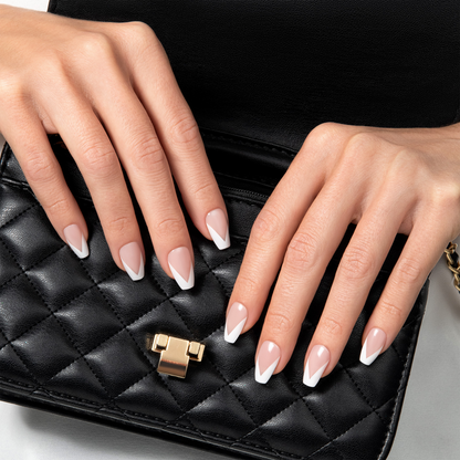 KISS Classy Press On Glue Nails - Silk Dress