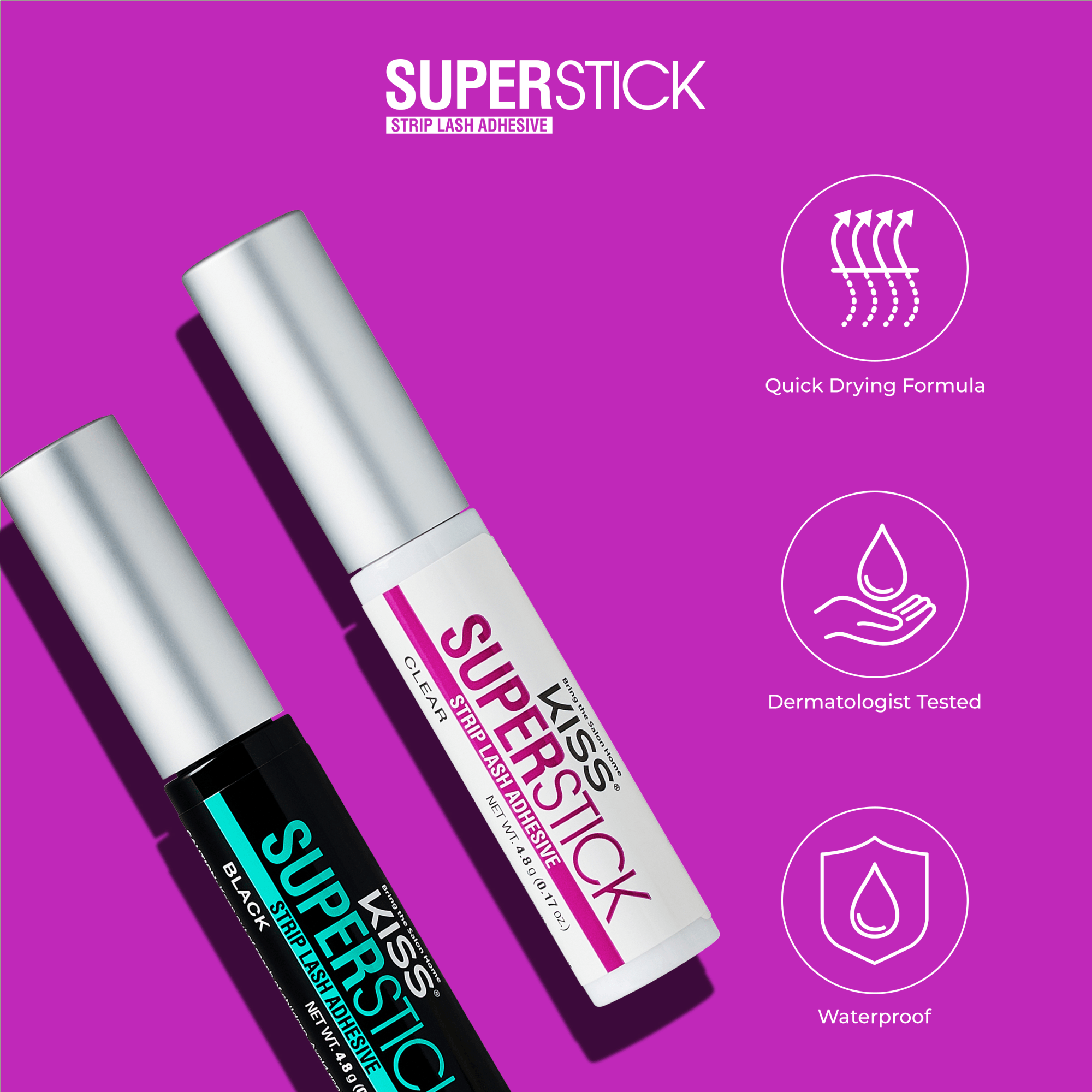 KISS SuperStick Strip Lash Adhesive - Thumbnail 2